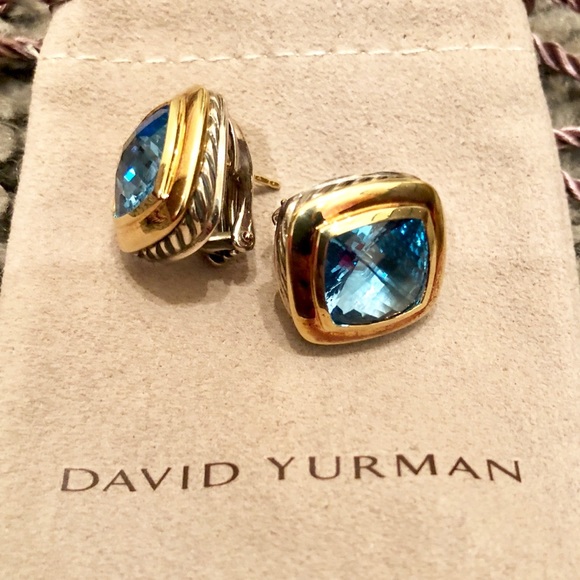 David Yurman Jewelry - David Yurman Albion Topaz Stud Earrings